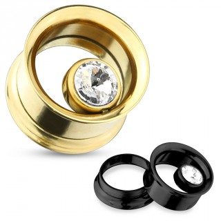 Piercing �carteur type tunnel avec piece en mouvement