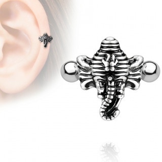 Piercing h�lix � t�te d'�l�phant