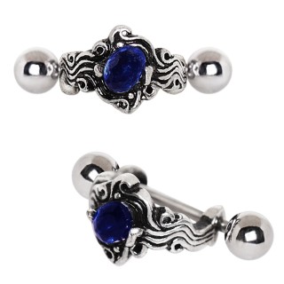 Piercing helix vintage � design vagues