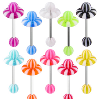 Piercing langue bou�e