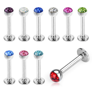 Piercing labret � cristal F�rido