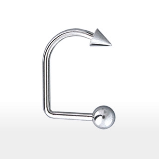 Piercing l�vre Lippy Loop boule et pointe