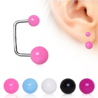 Piercing lobe oreille � boules