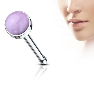 Piercing nez � pierre Amethyste