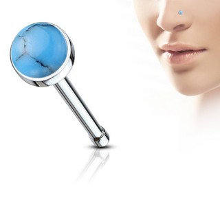 Piercing nez � pierre Turquoise