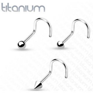Piercing nez en titane haute qualit� � tige en "U"