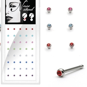 piercing nez sph�re  en acier