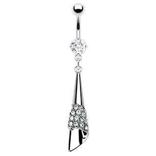 Piercing nombril cornet �l�gant