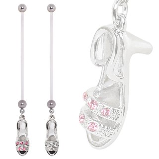Piercing nombril de grossesse � chaussure escarpin