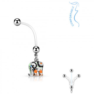 Piercing nombril de grossesse � �l�phant fantaisie