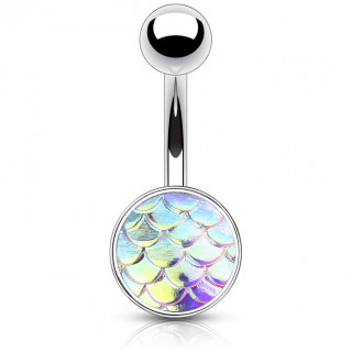 Piercing nombril � �cailles aurore bor�ale