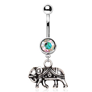 Piercing nombril �l�phant indien