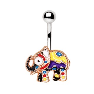 Piercing nombril �l�phant indien festif