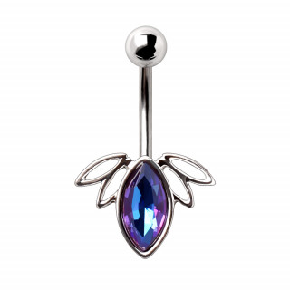 Piercing nombril � fruit myst�rieux cubic zirconia