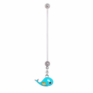 Piercing nombril grossesse � baleine bleue