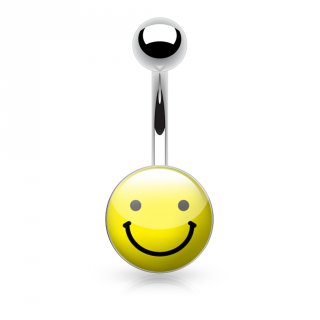 Piercing nombril logo �motic�ne smiley