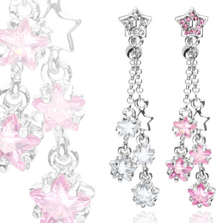 Piercing nombril pendentifs d'�toiles