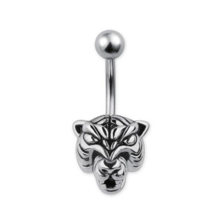 Piercing nombril t�te de tigre