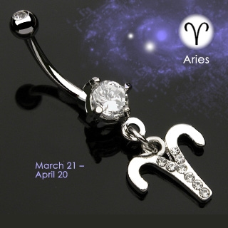 Piercing nombril Zodiac signe B�lier