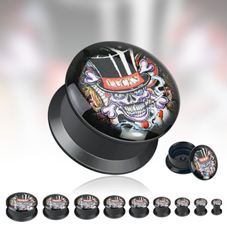 Piercing plug D�mon de la chance