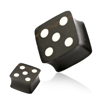 Piercing plug d�s bois Areng