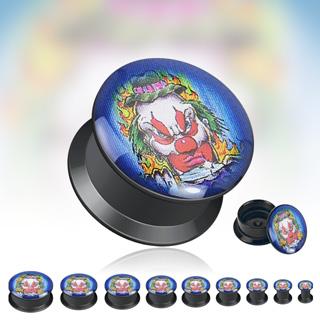 Piercing plug M�chant clown