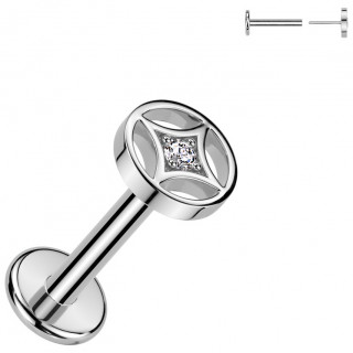 Piercing push-in � cercle �toil� (l�vre, narine, tragus, h�lix...)