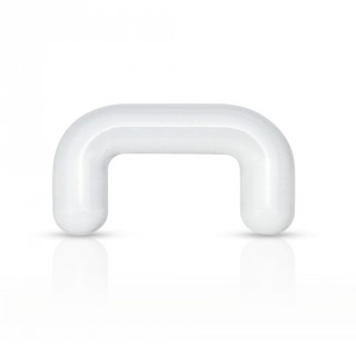 Piercing retainer septum en acrylique transparent