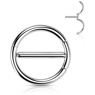 Piercing t�ton anneau � double segment en acier