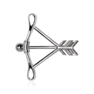 Piercing t�ton arc et fl�che