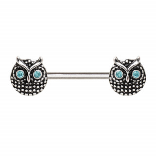 Piercing t�ton � chouettes en boules