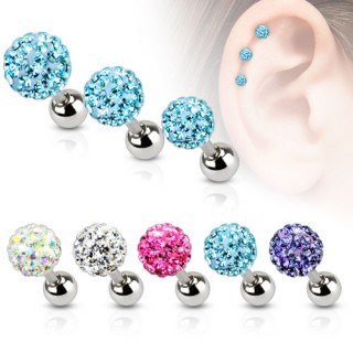 Piercing tragus/cartilage � boule f�rido