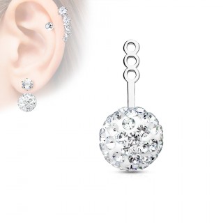 Rajout � boule shamballa - clair