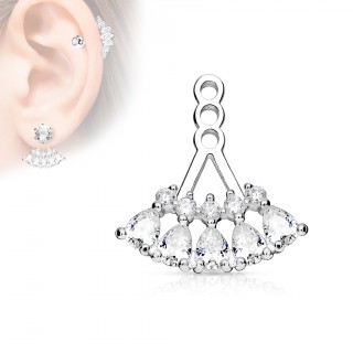 Rajout �ventail �l�gant serti