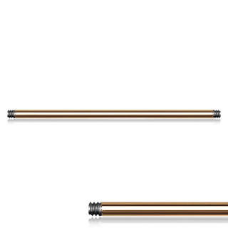 Tige / barre de piercing barbell en acier cuivr�