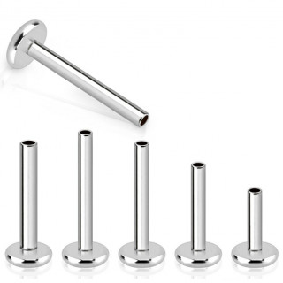 Tige / barre de remplacement labret en acier � filetage interne