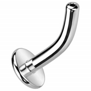 Tige push-in en Titane argent� pour piercing nombril flottant (ASTM F-136)