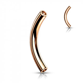 Tige de remplacement courb�e cuivr�e � filetage interne