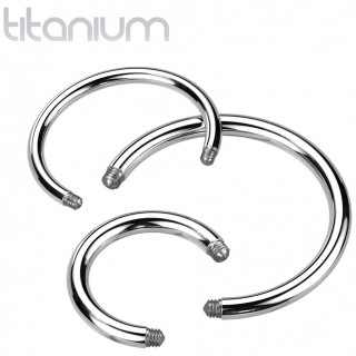 Tige piercing fer � cheval de rechange en Titane grade 23